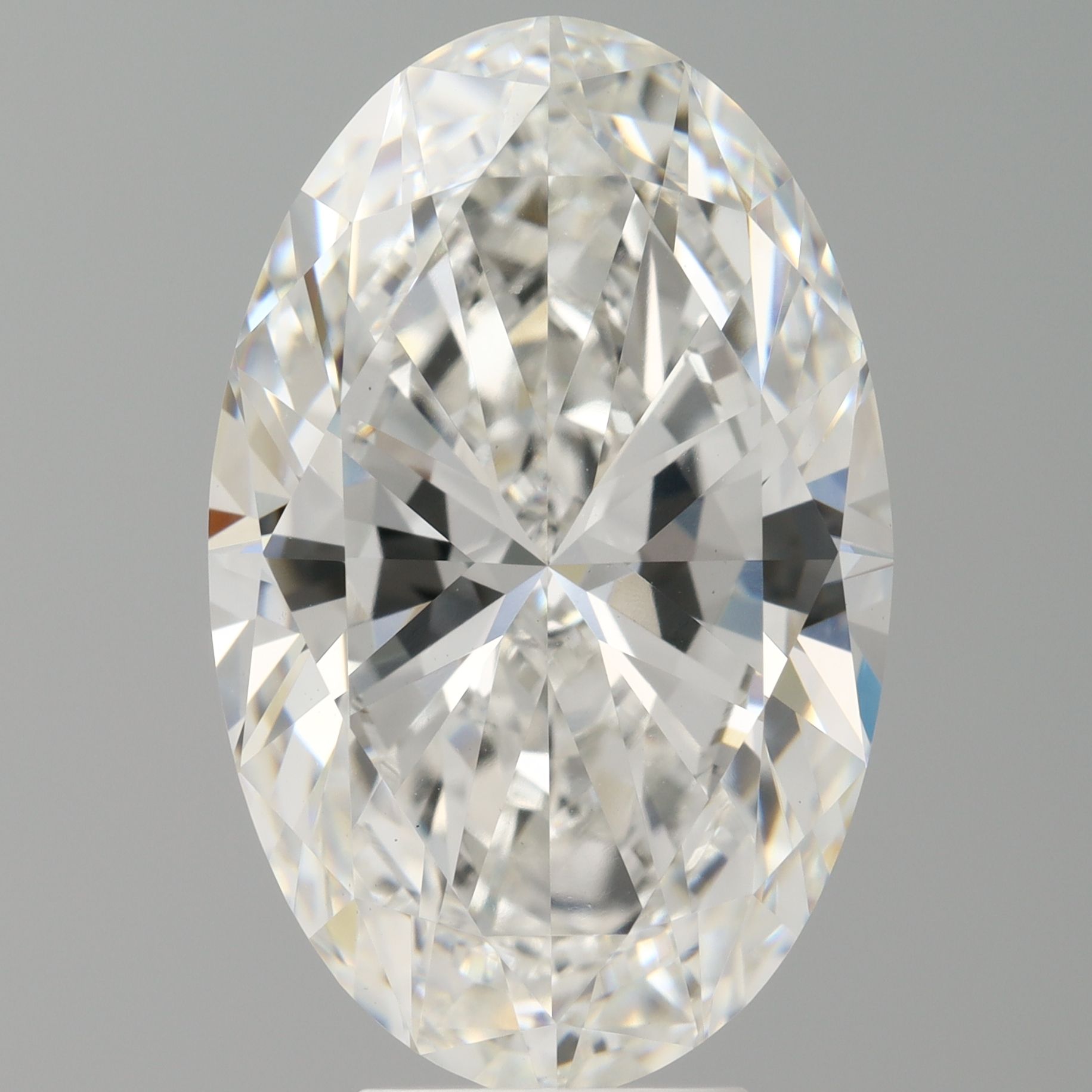 7.04 ct. oval Lab Grown Diamond front image