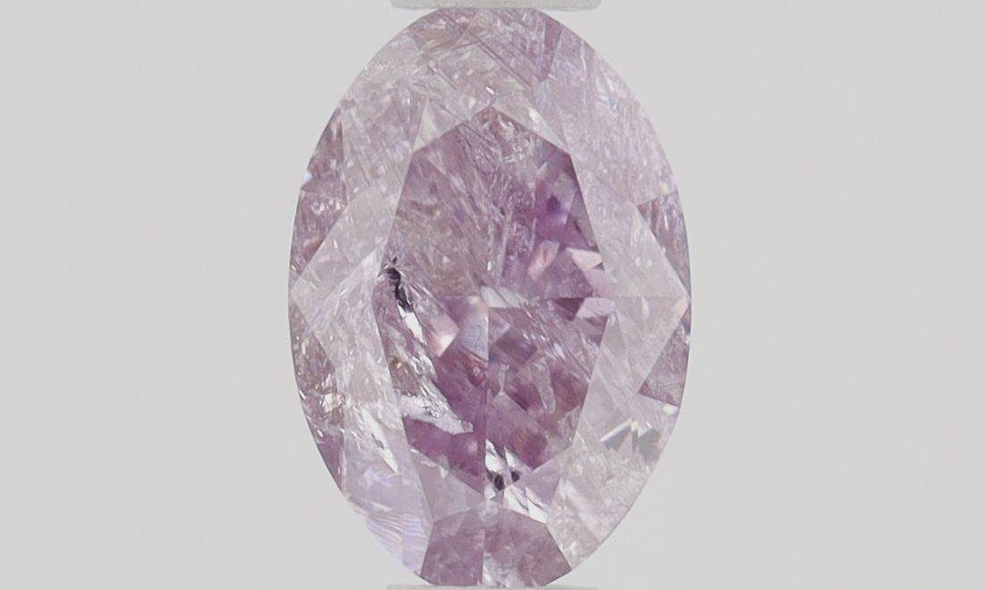 Diament 0.51 ct Fancy Intense Pink Purple/I3