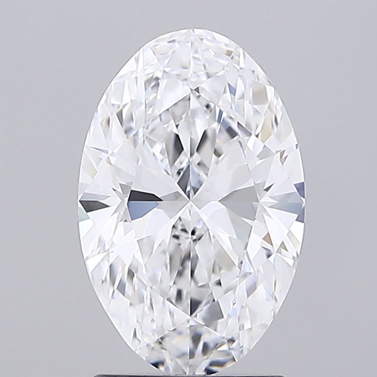 2.02 ct. oval Lab Grown Diamond front image