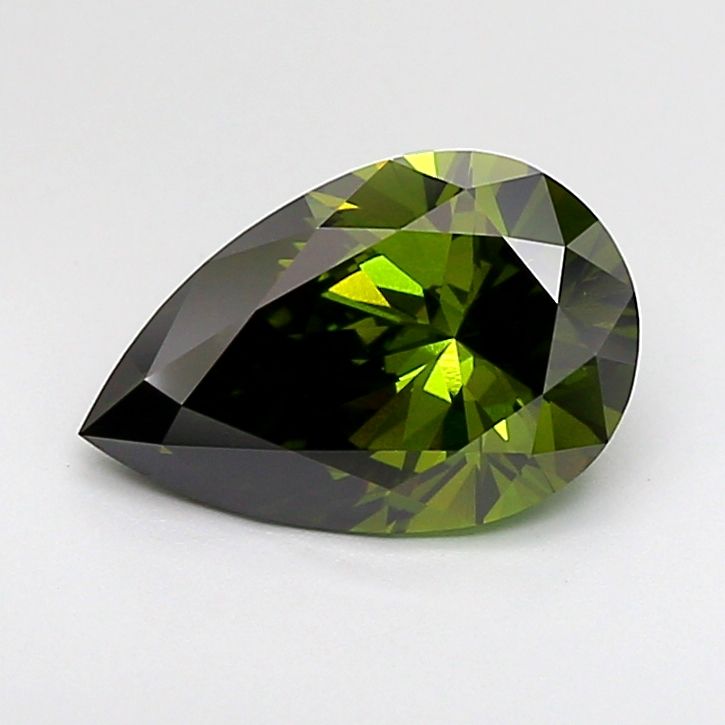 1.51 CT Fancy Deep Green PEAR