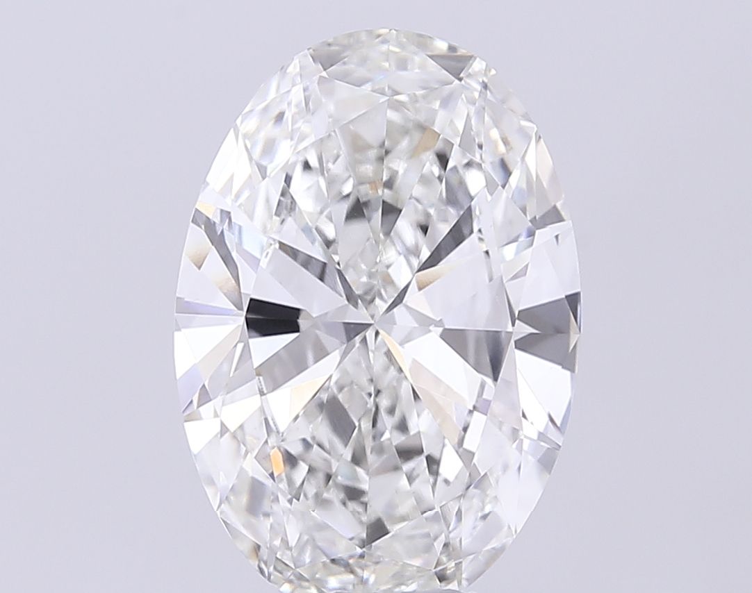 7.02 ct. oval Lab Grown Diamond front image