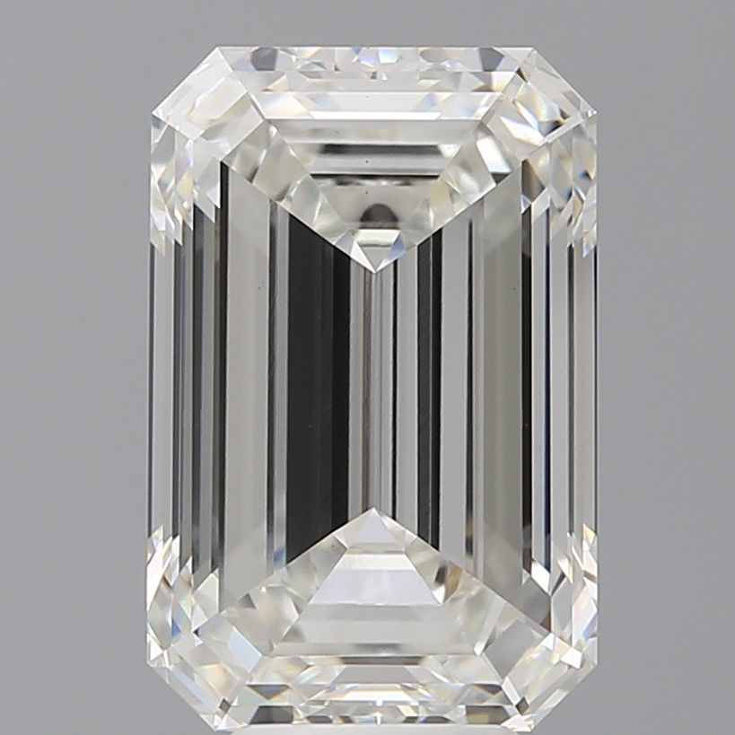 7.09 ct. emerald Lab Grown Diamond front image