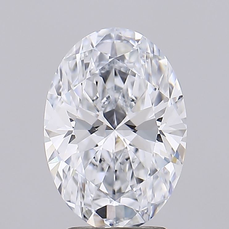 3.02 ct. oval Lab Grown Diamond front image