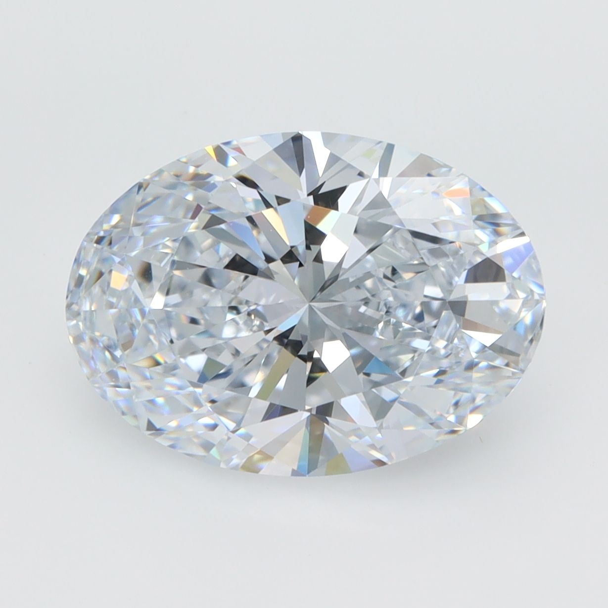 4.06 ct. oval Lab Grown Diamond front image