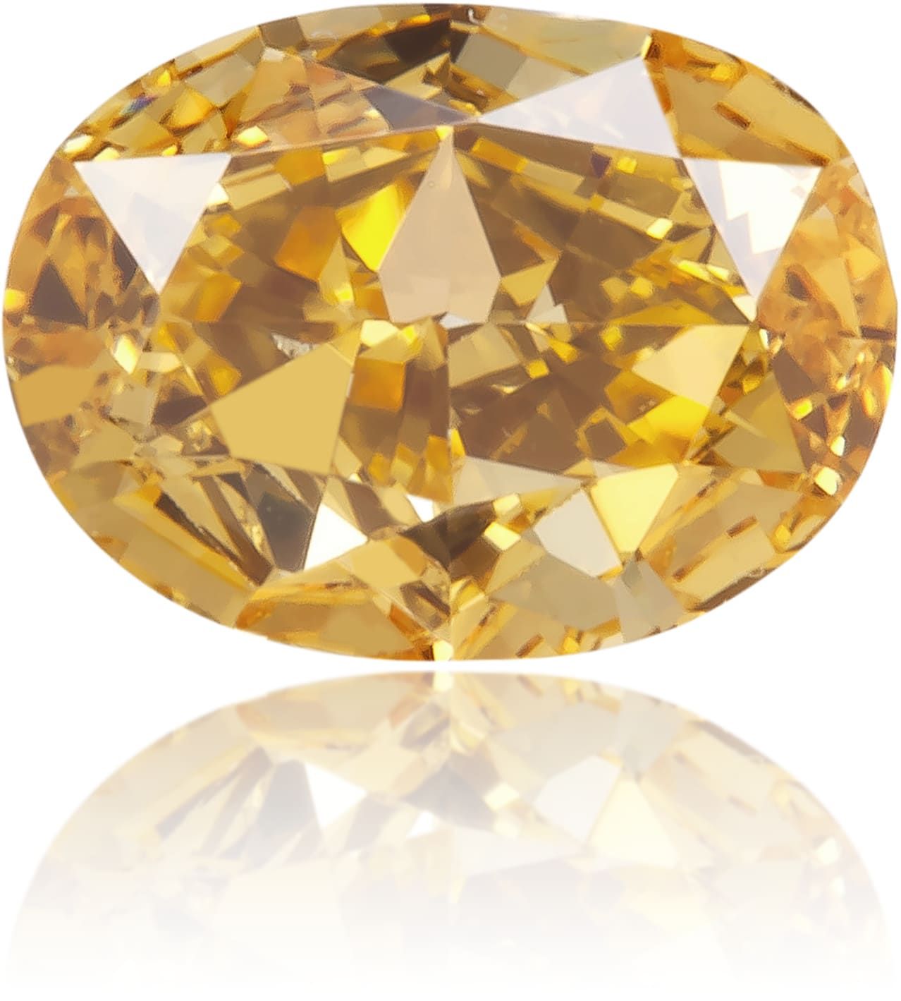 Diament 0.27 ct Fancy Intense Yellowish Orange/SI2