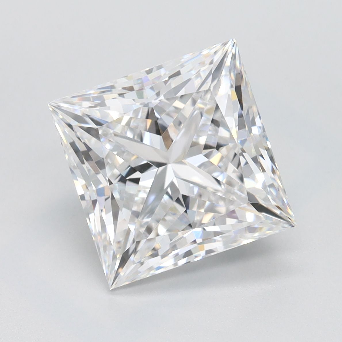 3.44 ct. princess Lab Grown Diamond front image