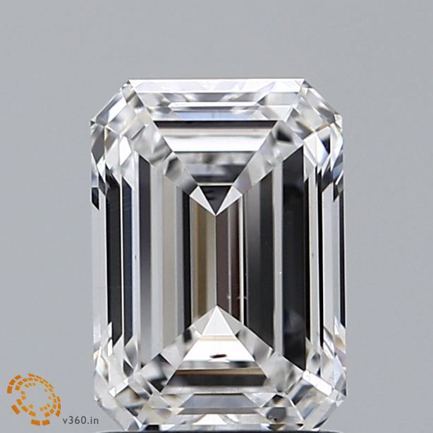 1.43 ct. emerald Lab Grown Diamond front image