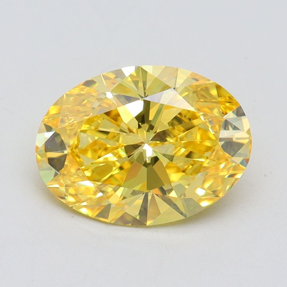 2.02 ct. oval Lab Grown Diamond front image