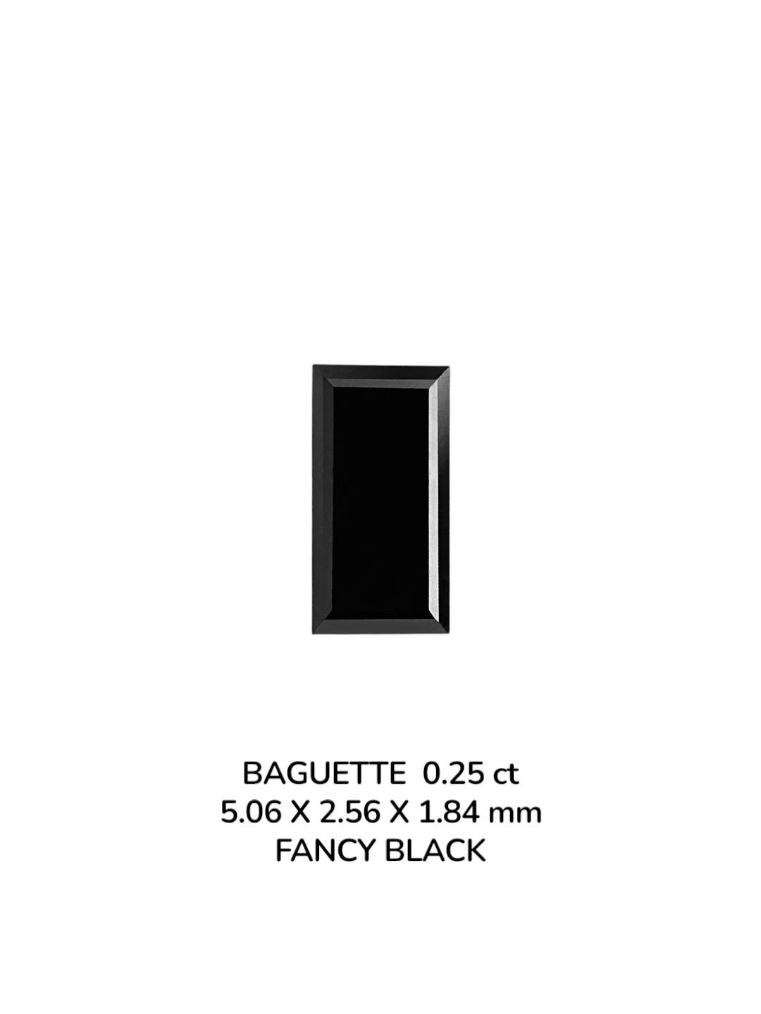 Diament 0.25 ct Fancy Black/VVS2