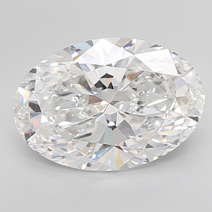 6.02 ct. oval Lab Grown Diamond front image