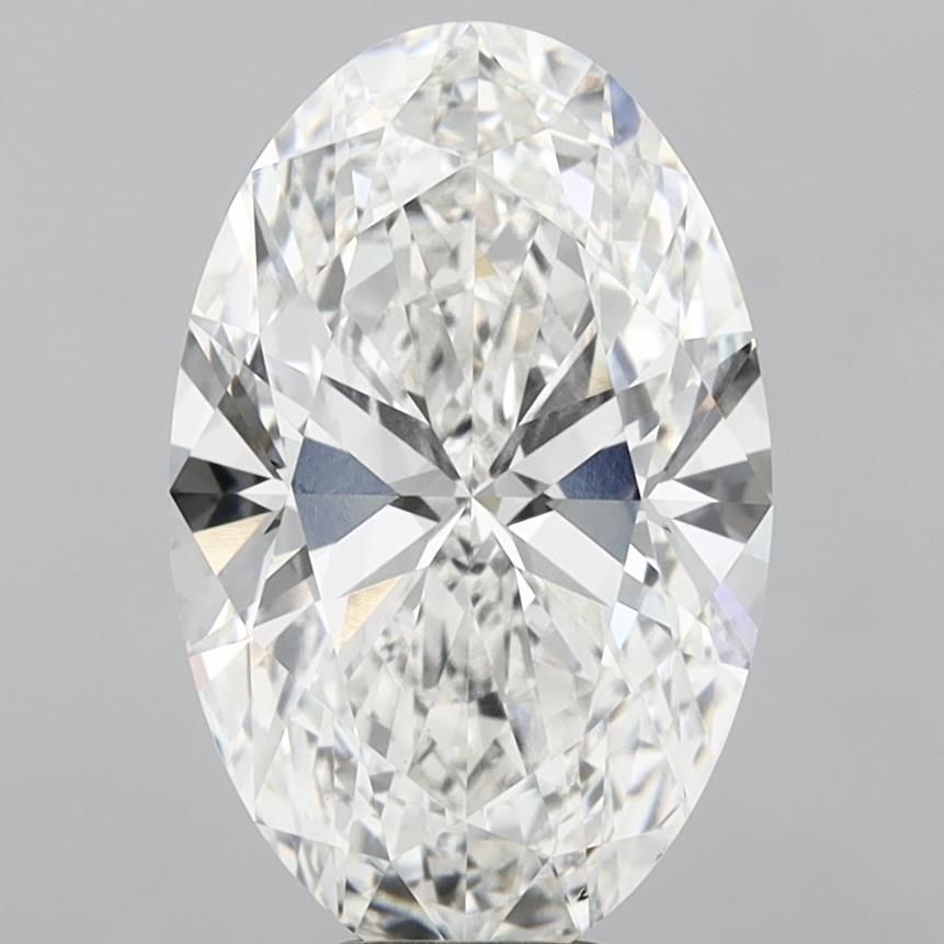 8.10 ct. oval Lab Grown Diamond front image
