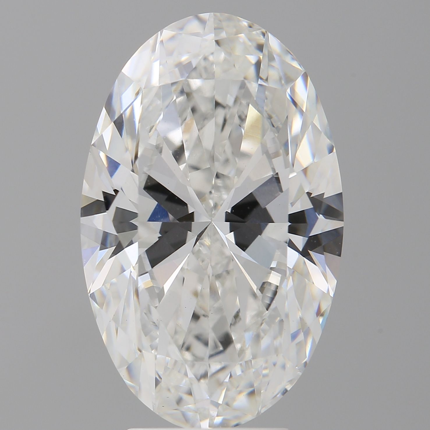 6.01 ct. oval Lab Grown Diamond front image