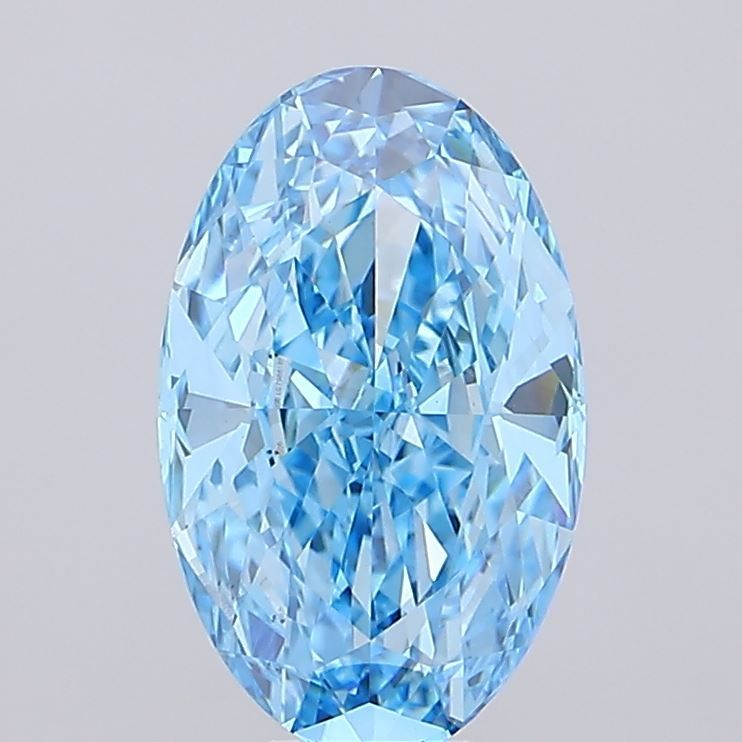 7.53 ct. oval Lab Grown Diamond front image
