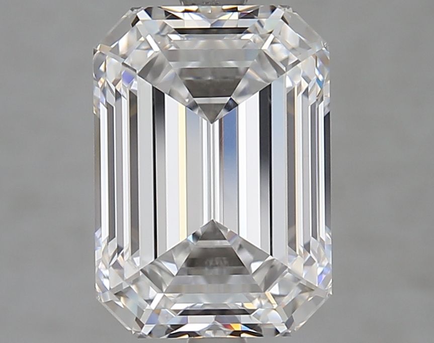 Diamant Émeraude 4.16 ct - Couleur D - Pureté VVS1