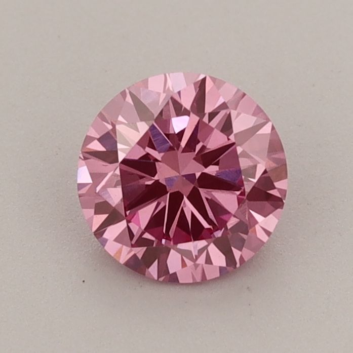 0.72 CT Fancy Vivid Pink ROUND