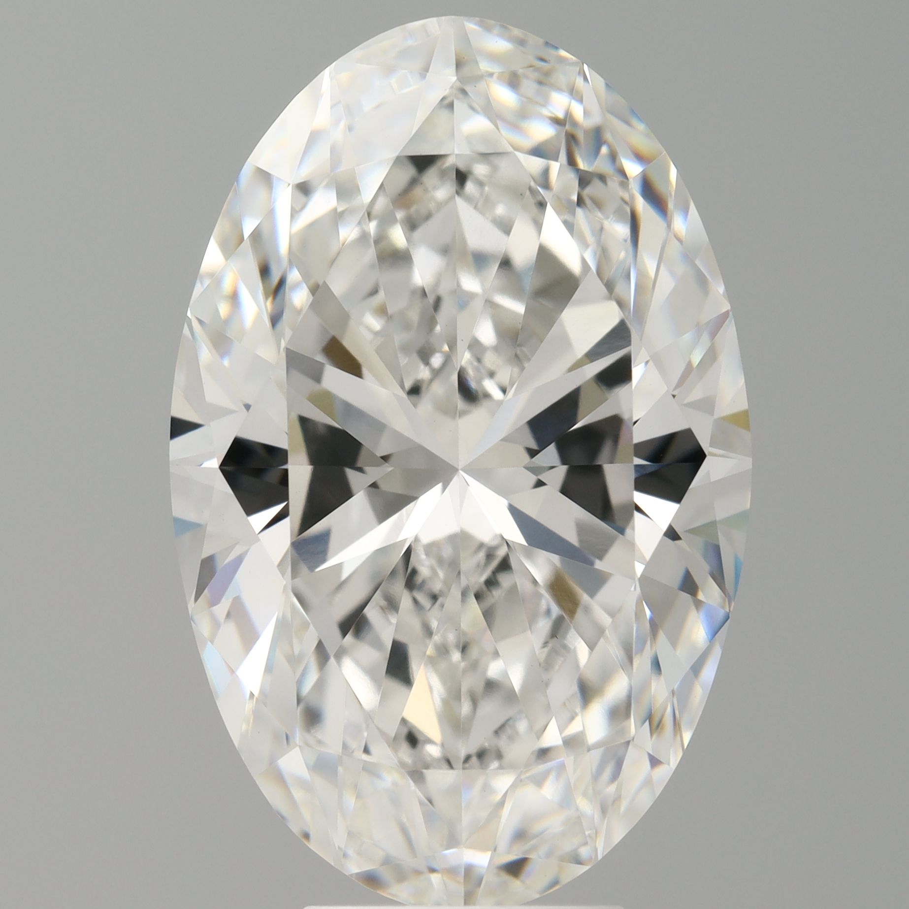 7.58 ct. oval Lab Grown Diamond front image
