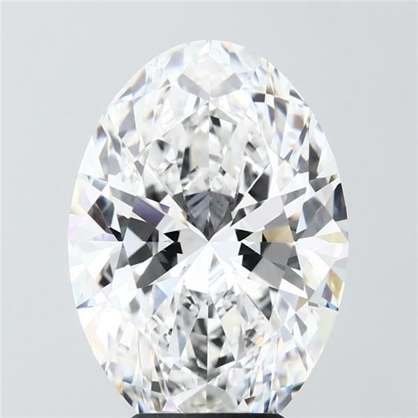 6.05 ct. oval Lab Grown Diamond front image
