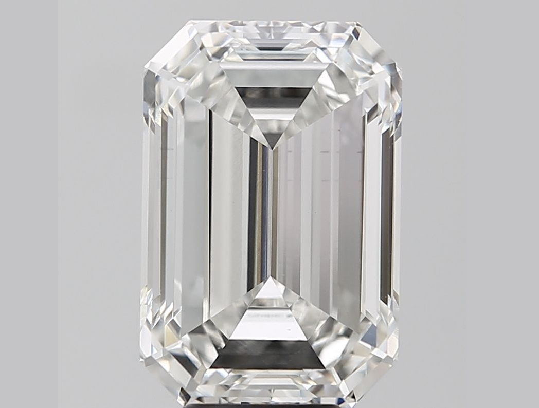 7.04 ct. emerald Lab Grown Diamond front image
