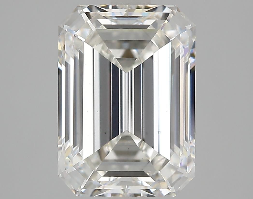 Diamant Émeraude 4.07 ct - Couleur H - Pureté VS2