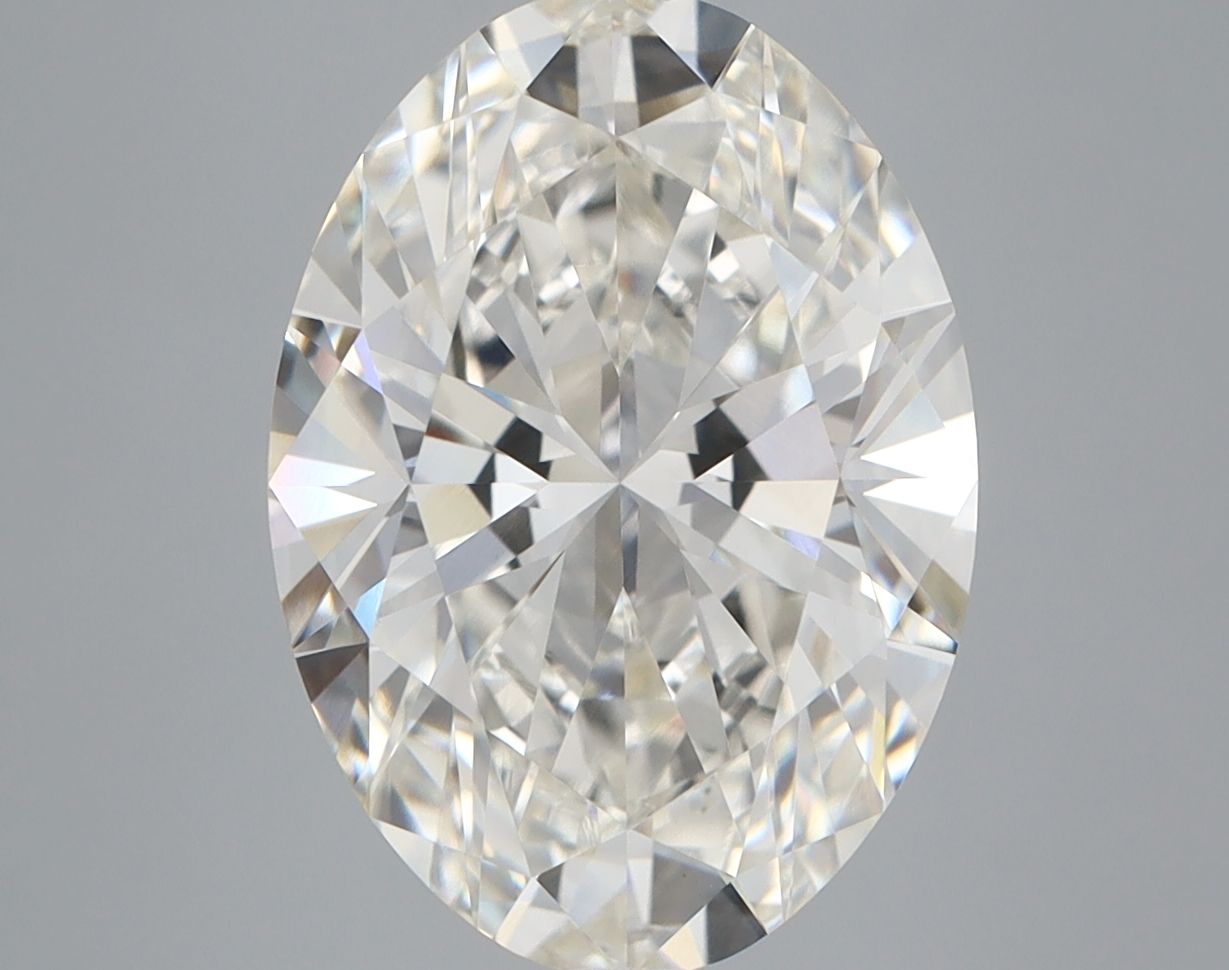 5.22 ct. oval Lab Grown Diamond front image