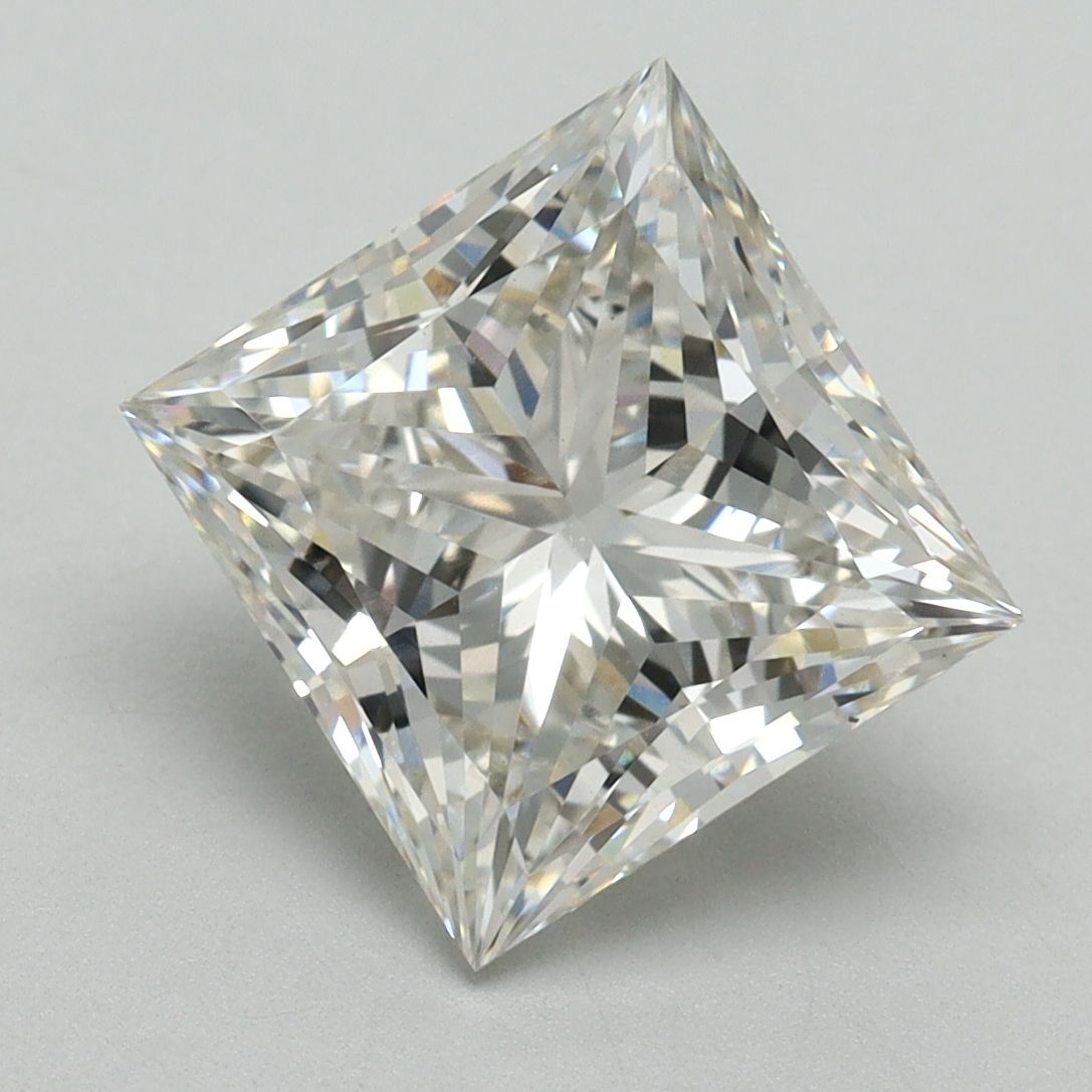 4.02 ct. princess Lab Grown Diamond front image