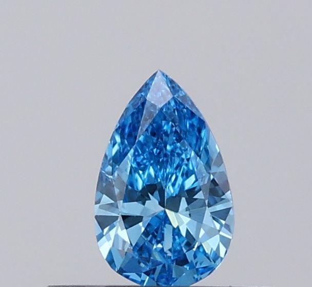 0.24 CT Fancy Vivid Blue PEAR
