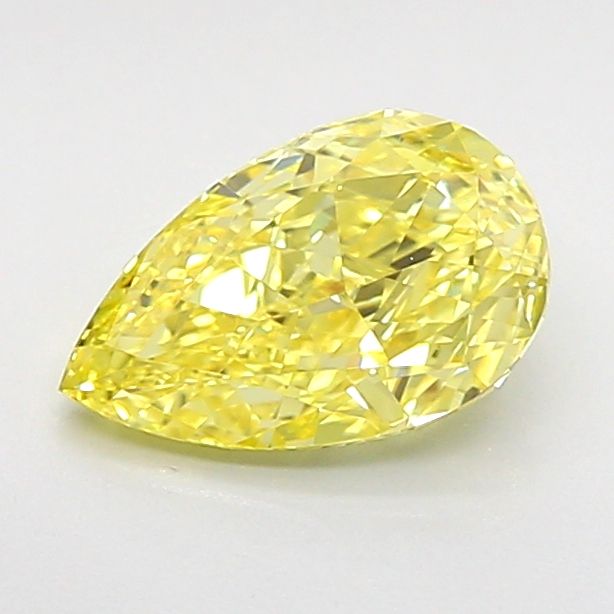 1.09 CT Fancy Intense Yellow PEAR