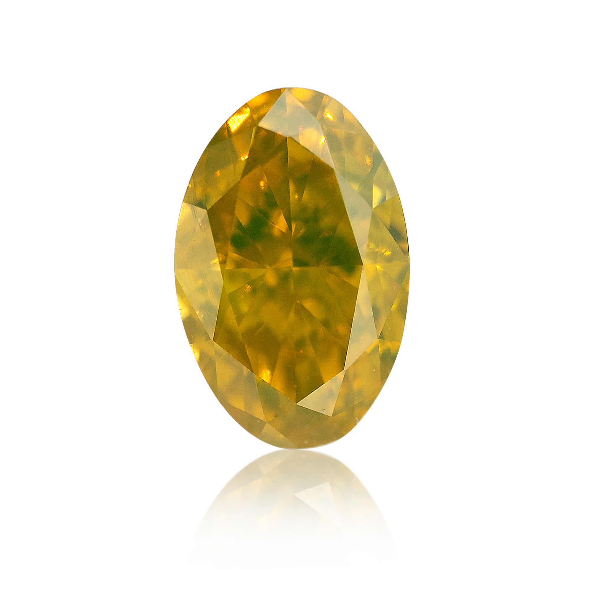 Diament 0.4 ct Fancy Deep Yellow/SI1