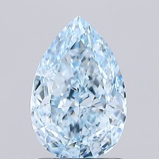 1.11 CT Fancy Vivid Blue PEAR