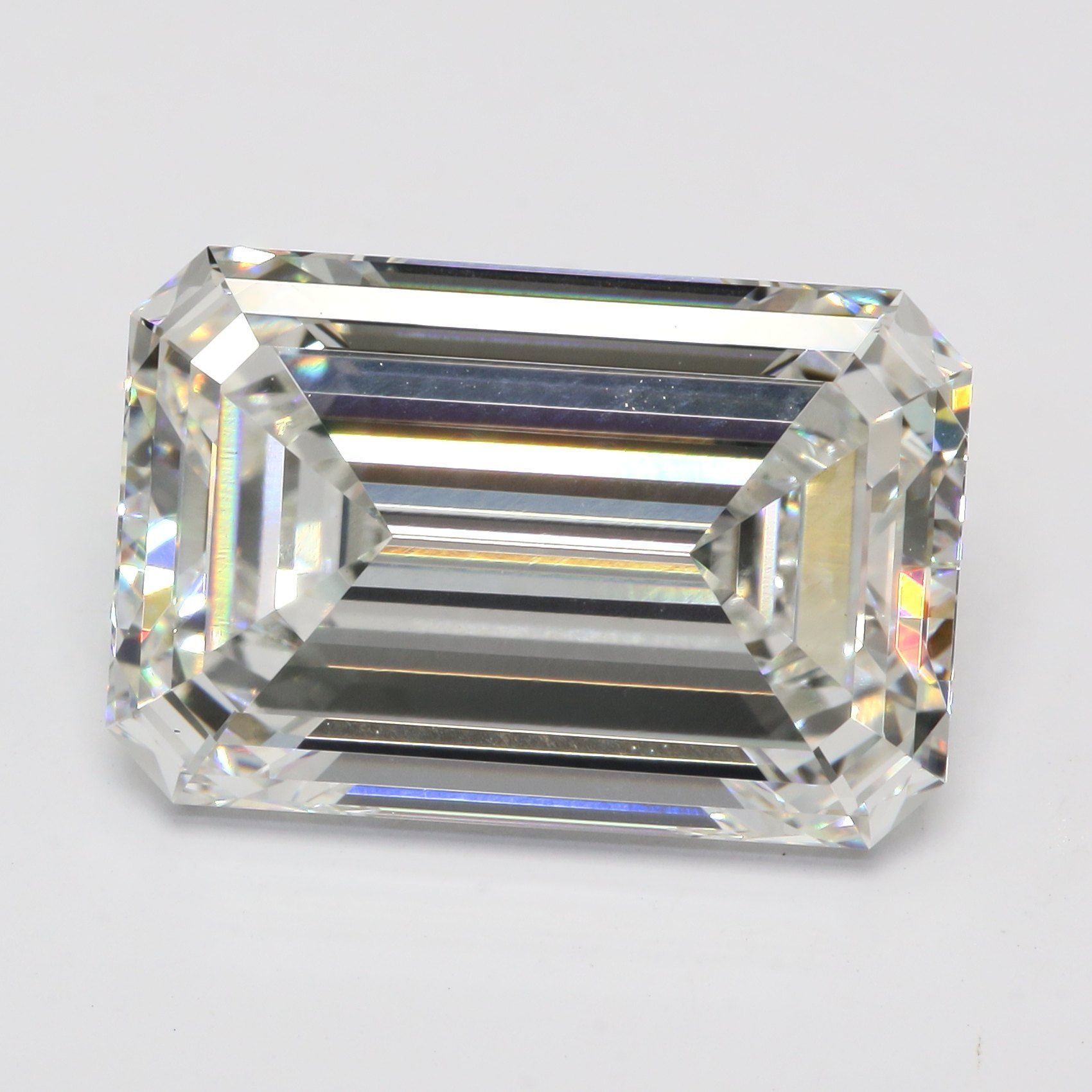 6.71 ct. emerald Lab Grown Diamond front image