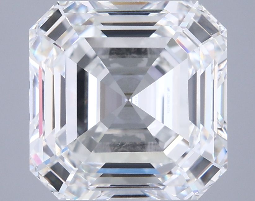 5.39 carat f FL EX Cut IGI asscher diamond