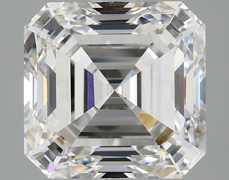3.91 ct Square Emerald diamond