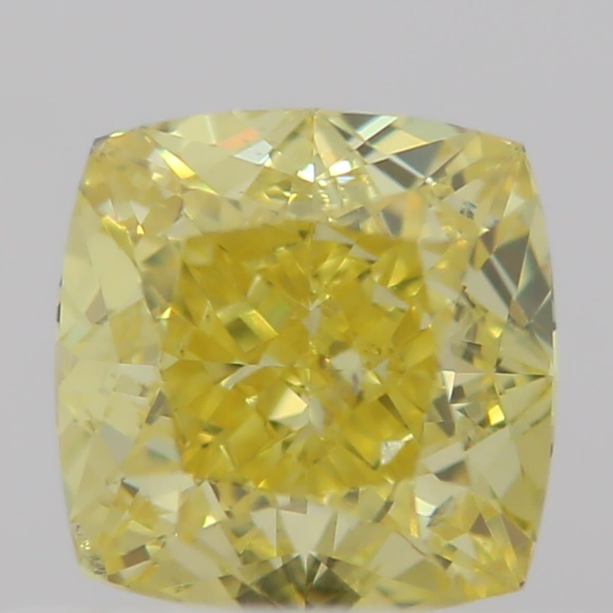 Diament 0.5 ct Fancy Vivid Yellow/SI1