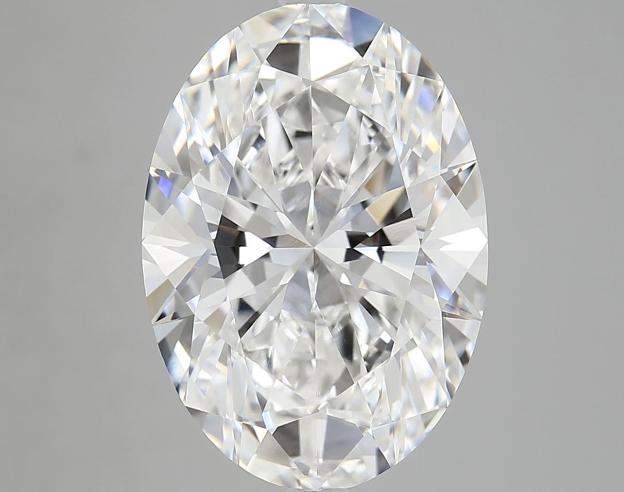 7.08 ct. oval Lab Grown Diamond front image