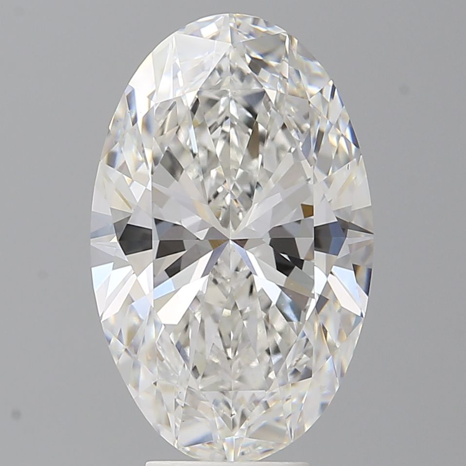 6.60 ct. oval Lab Grown Diamond front image