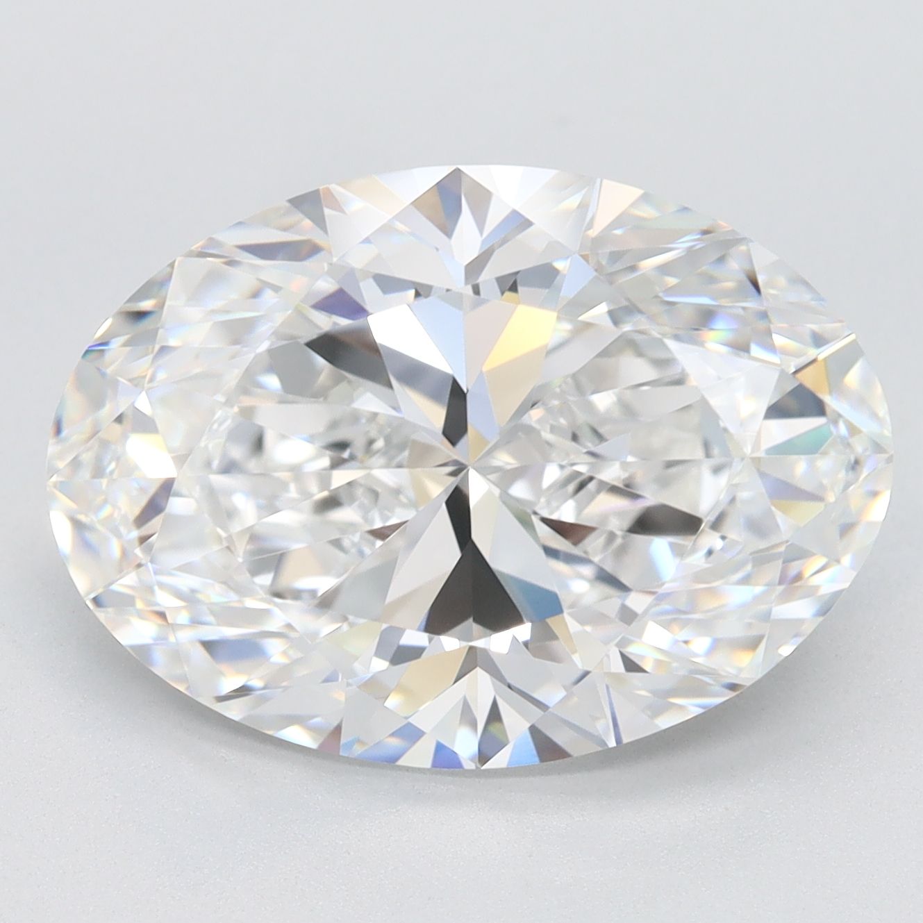 6.21 ct. oval Lab Grown Diamond front image