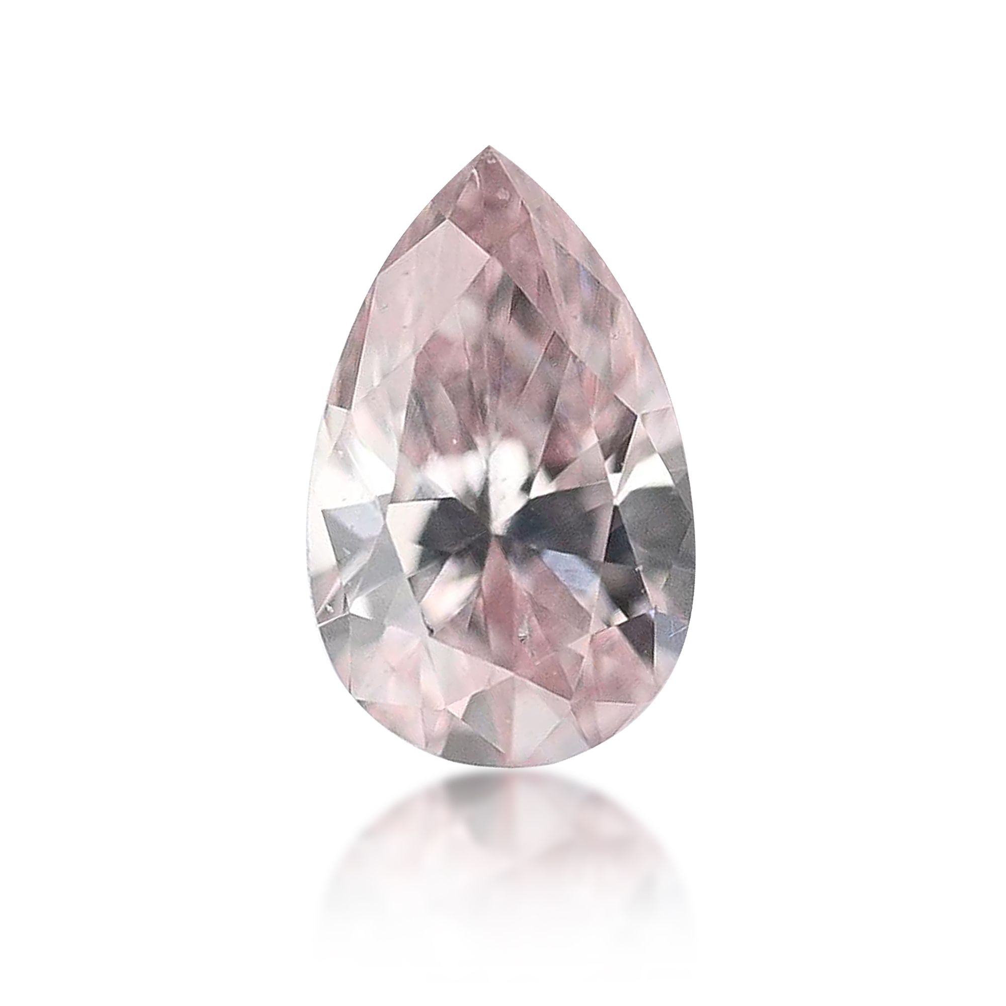 Diament 0.06 ct Fancy Orangey Pink/