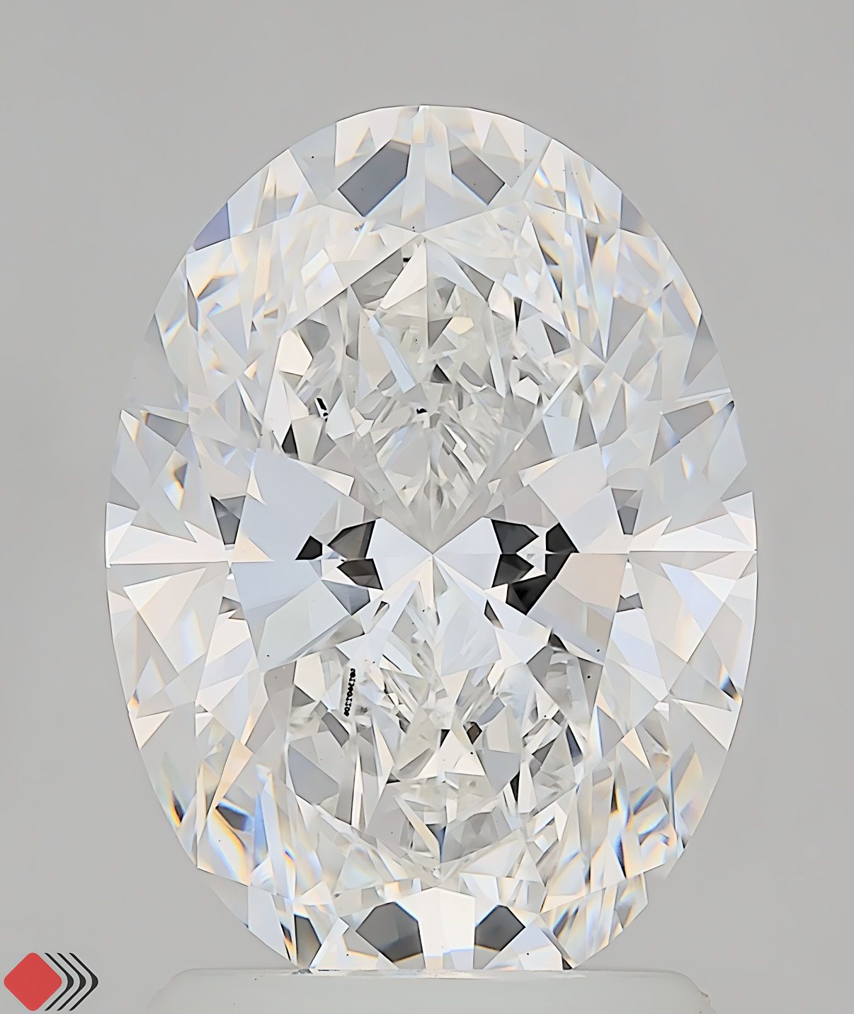 2.08 ct. oval Lab Grown Diamond front image