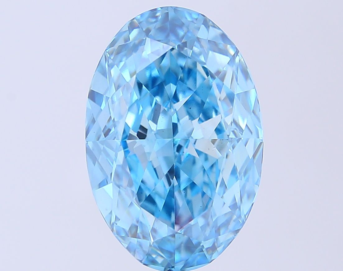 8.09 ct. oval Lab Grown Diamond front image