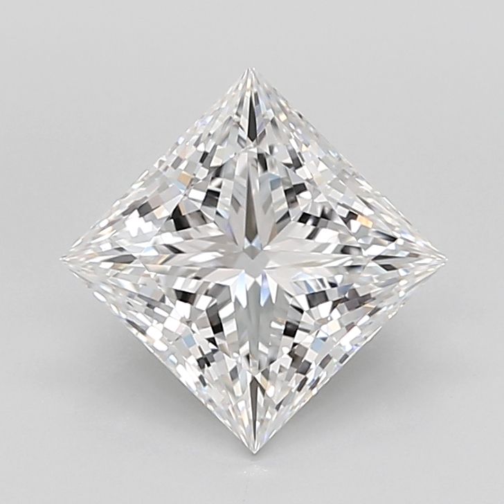 3.86 ct. princess Lab Grown Diamond front image