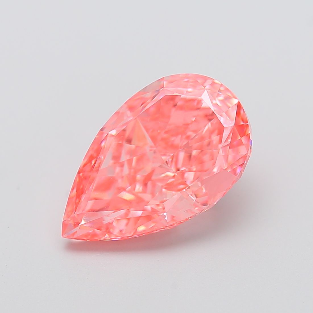 8.02 ct. pear Lab Grown Diamond front image