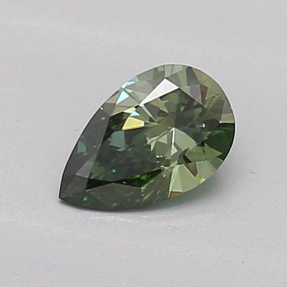 0.19 CT Fancy Deep Green PEAR