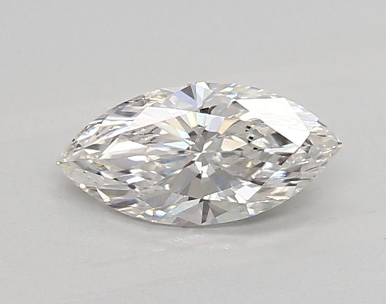 0.63 Carati F SI1 Marquise Laboratorio Diamante
