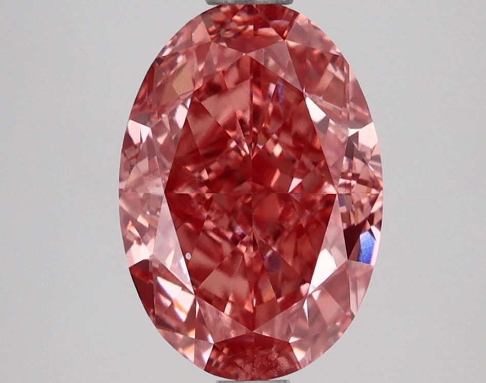 2.70 ct. oval Lab Grown Diamond front image