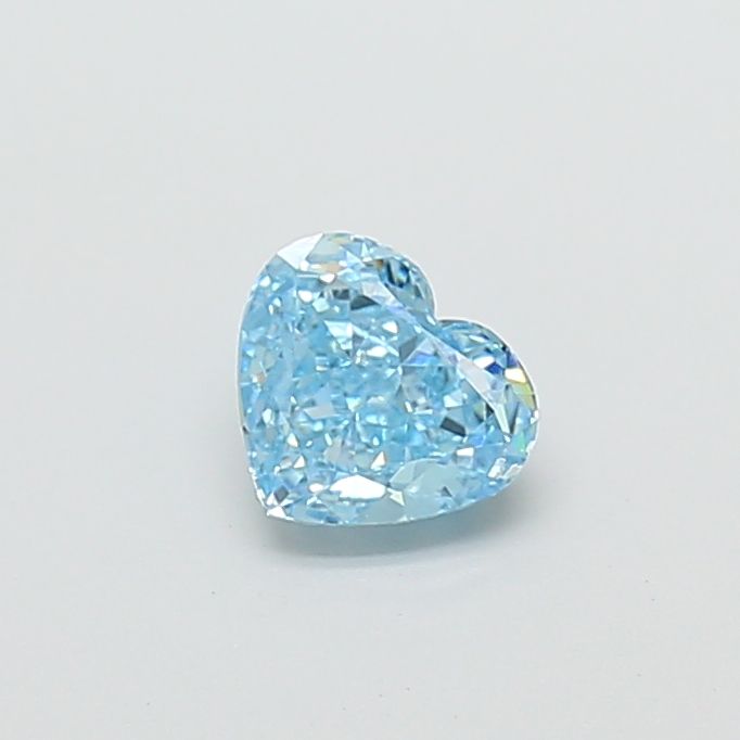 1.01 CT Fancy Vivid Blue HEART