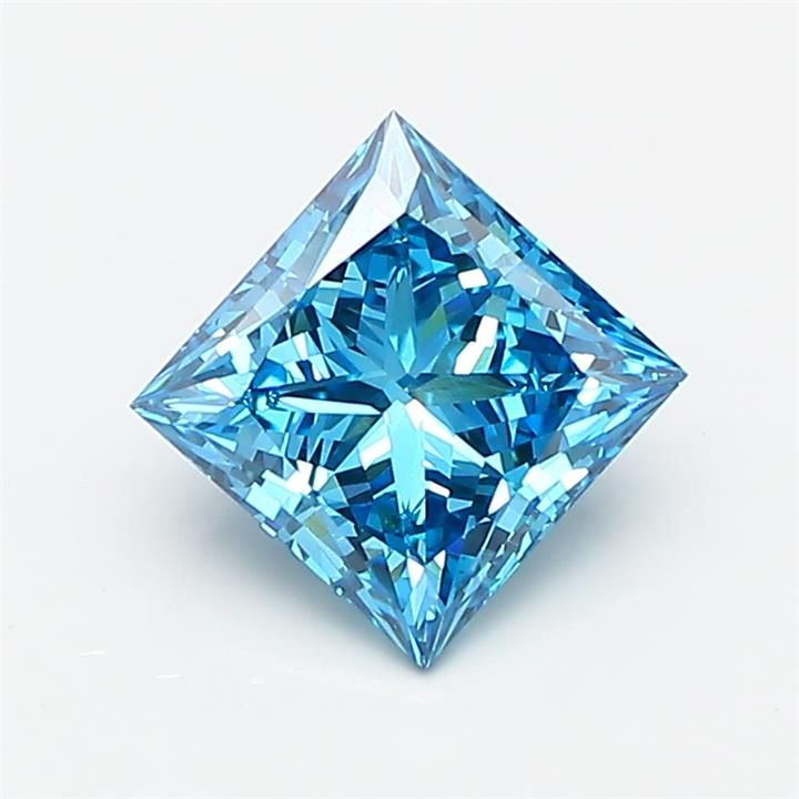 1.54 CT Fancy Vivid Blue PRINCESS