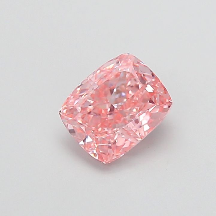 1.61 CT Fancy Vivid Pink CUSHION MODIFIED