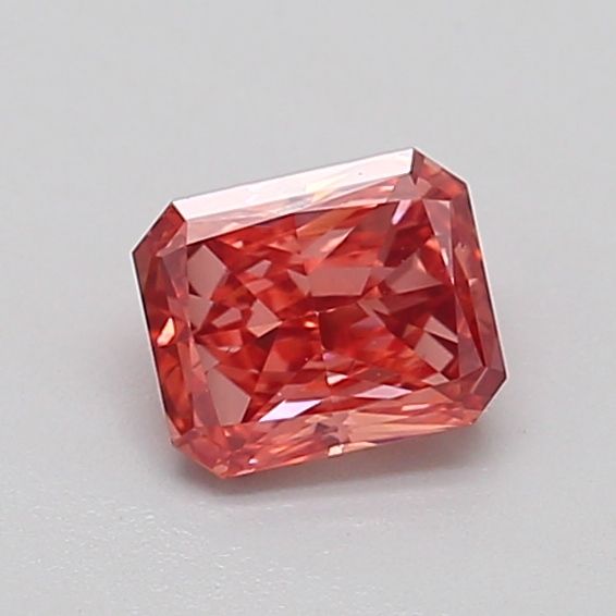0.57 CT Fancy Vivid Brownish Pink RADIANT
