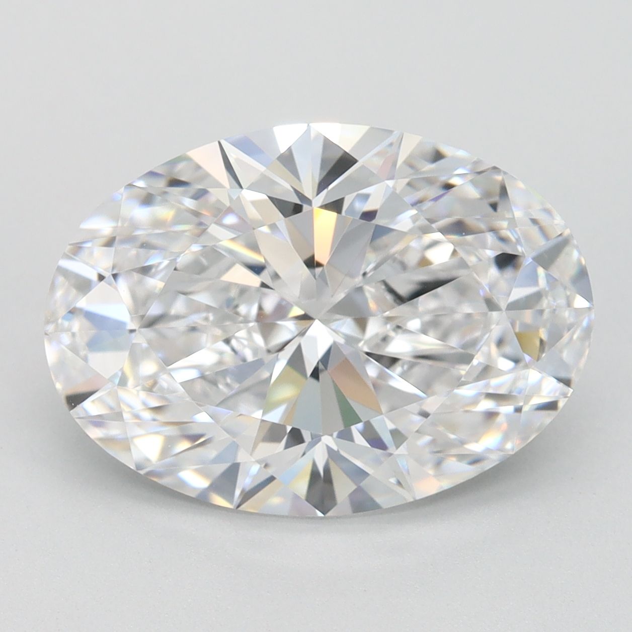 4.13 ct. oval Lab Grown Diamond front image