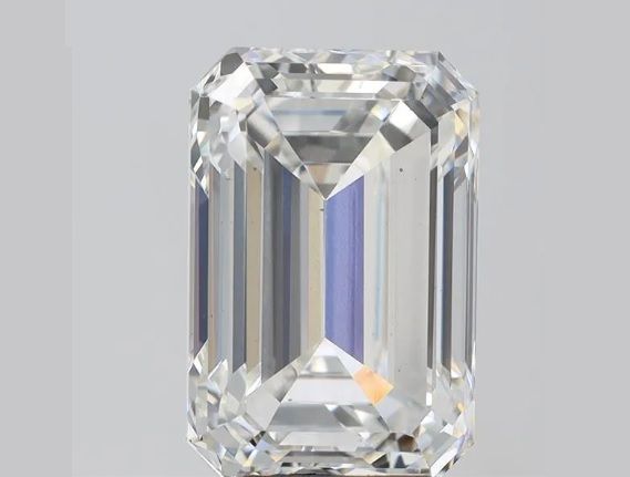 7.07 ct. emerald Lab Grown Diamond front image